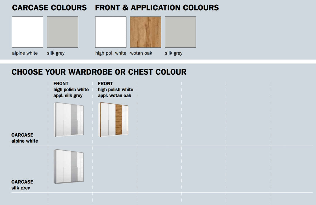 Belleza Hinged Door Wardrobe