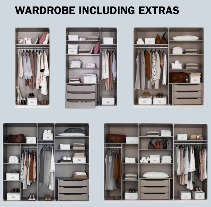 Belleza Hinged Door Wardrobe