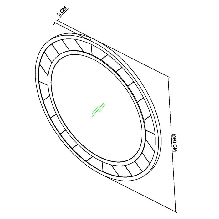 Elita Round Wall Mirror
