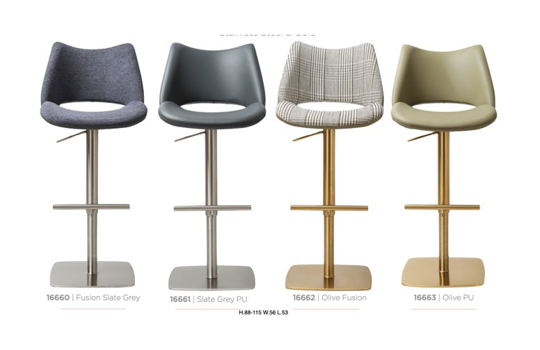 Coral Bar Stool
