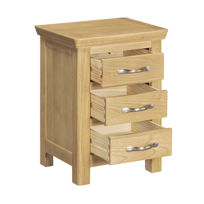 Maldon Light Oak Bedside Cabinet