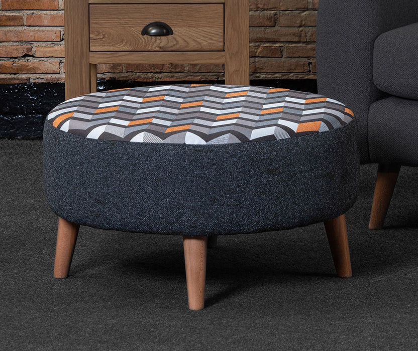 Curve Legged Footstool