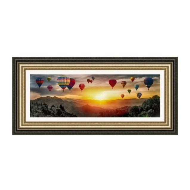 Panorama of Hot Air Balloons Picture