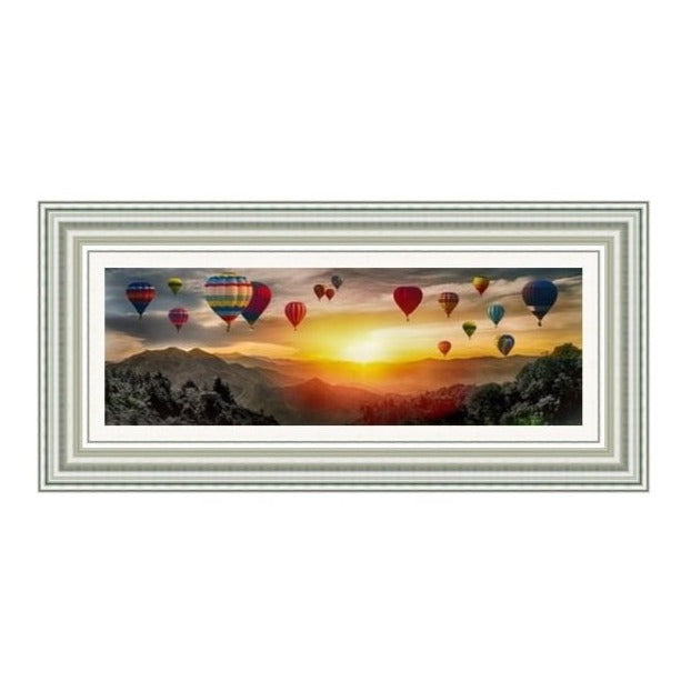 Panorama of Hot Air Balloons Picture