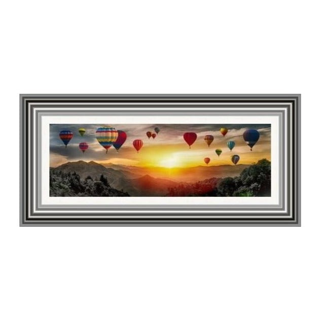 Panorama of Hot Air Balloons Picture