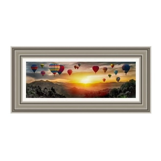 Panorama of Hot Air Balloons Picture