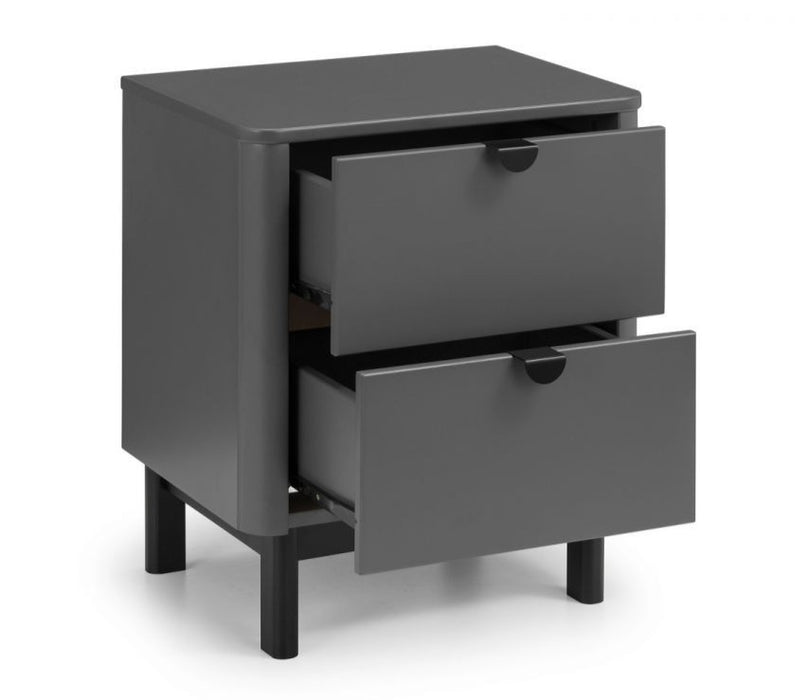 Celine 2 Drawer Bedside